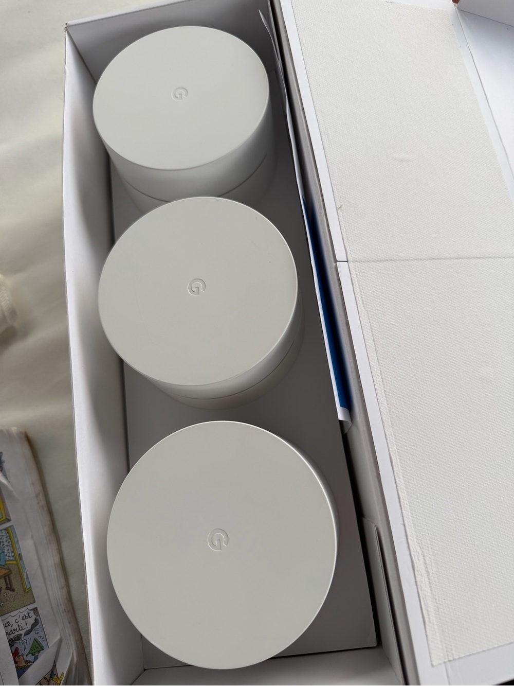 Google White Wi‑Fi Mesh Router - Single Unit - Picture 4 of 6
